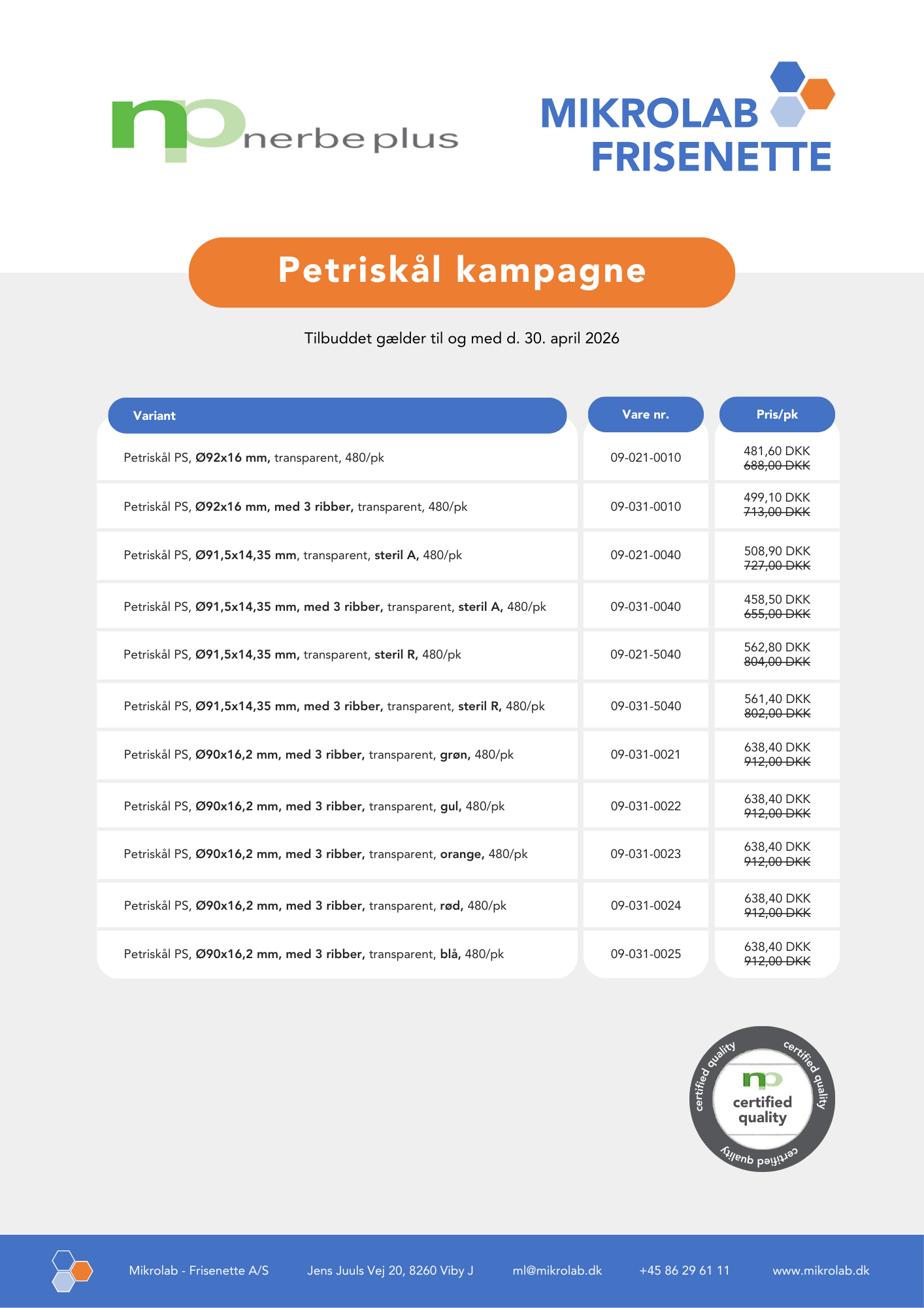

nerbe plus petriskåle   kampagne oversigt

